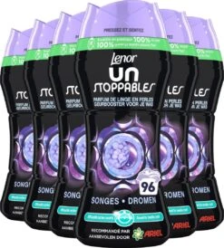 Lenor Geurbooster Dromen - Geurparels - 6x16 Wasbeurten - Voordeelverpakking