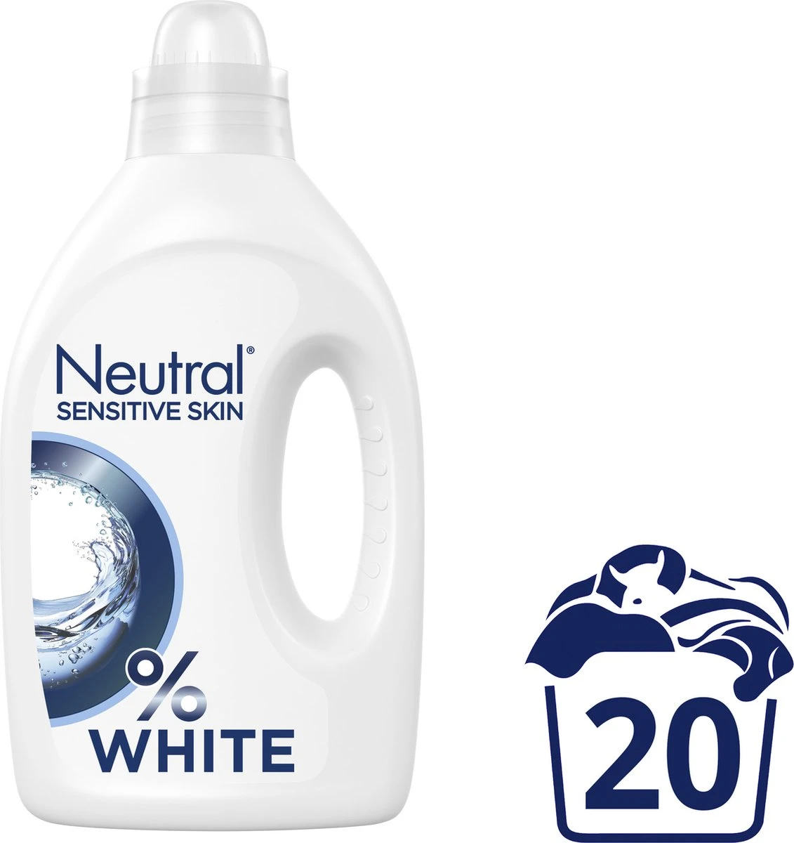 Neutral - Vloeibaar Wasmiddel - Witte Was - 1 Liter - 20 Wasbeurten 3 Neutral - Vloeibaar Wasmiddel - Witte Was - 1 Liter - 20 Wasbeurten