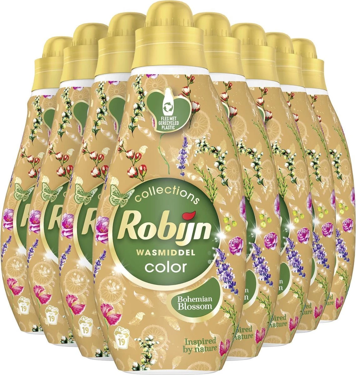 Robijn Klein & Krachtig Color Bohemian Blossom Vloeibaar Wasmiddel - 8 X 19 Wasbeurten - Voordeelverpakking - Afbeelding 4