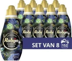 Robijn Klein & Krachtig Collections Beautiful Mystery Vloeibaar Wasmiddel - 8 X 19 Wasbeurten - Voordeelverpakking