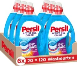 Persil® Persil Active Gel Color - Vloeibaar Wasmiddel - Voordeelverpakking - 6 X 20 Wasbeurten