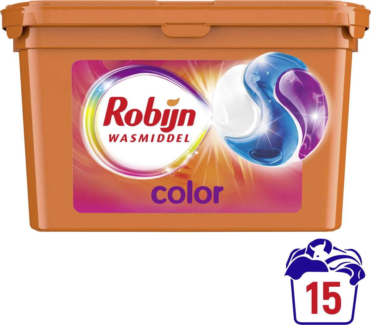 Robijn Wascapsules 3-in-1 Color 15 Stuks