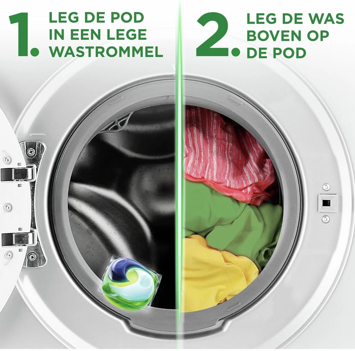 Ariel All In 1 Wasmiddel Pods + Actieve Geurbestrijding - Voordeelverpakking 2 X 50 Wasbeurten - Afbeelding 10