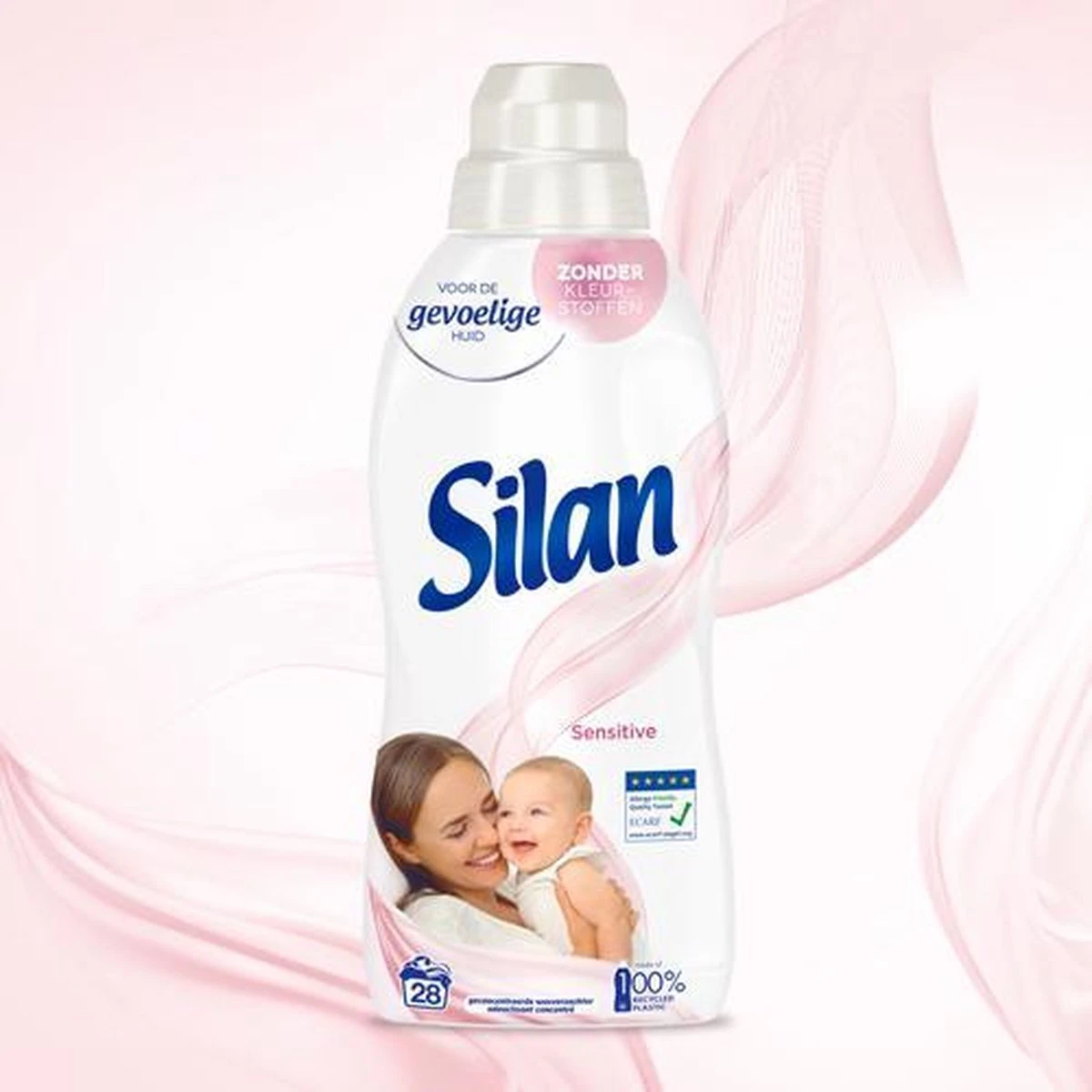 Silan Sensitive Wasverzachter - Baby En Gevoelige Huid - Grootverpakking - 54 Wasbeurten - Afbeelding 6