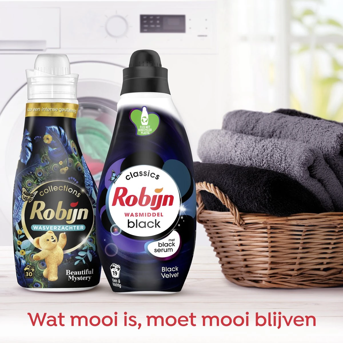 Robijn Robijn Perfect Match Black Velvet & Beautiful Mystery Wasmiddel En Wasverzachter Pakket - 5 Stuks - Voordeelverpakking - Afbeelding 4