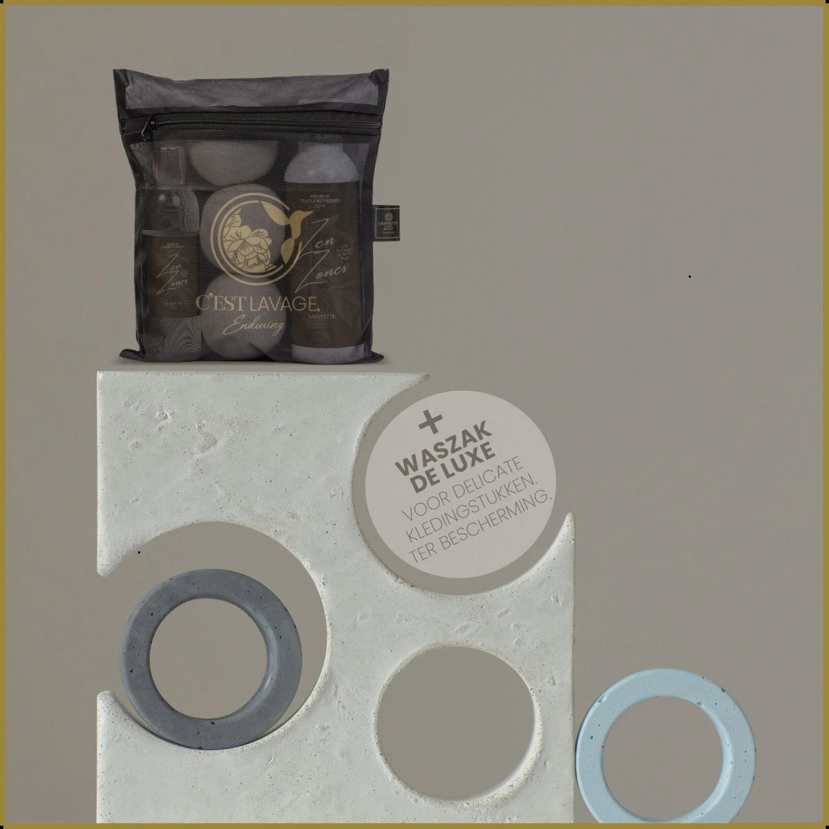 Lavayette - 3in1 - Giftset Met Wasparfum, Drogerballen En Textielverfrisser - Witte Musk - Afbeelding 3