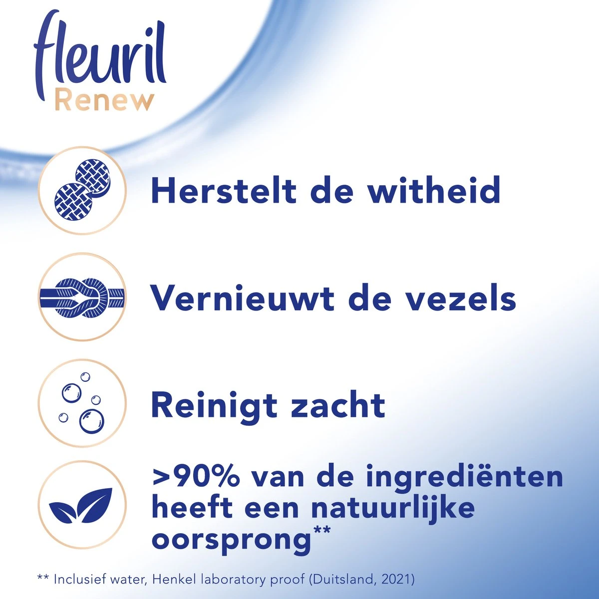 Fleuril Renew Wit - Vloeibaar Wasmiddel - 45 Wasbeurten - Afbeelding 7