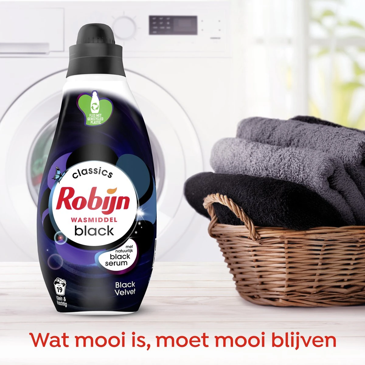 Robijn Klein & Krachtig Black Velvet Vloeibaar Wasmiddel - 8 X 19 Wasbeurten - Voordeelverpakking - Afbeelding 7
