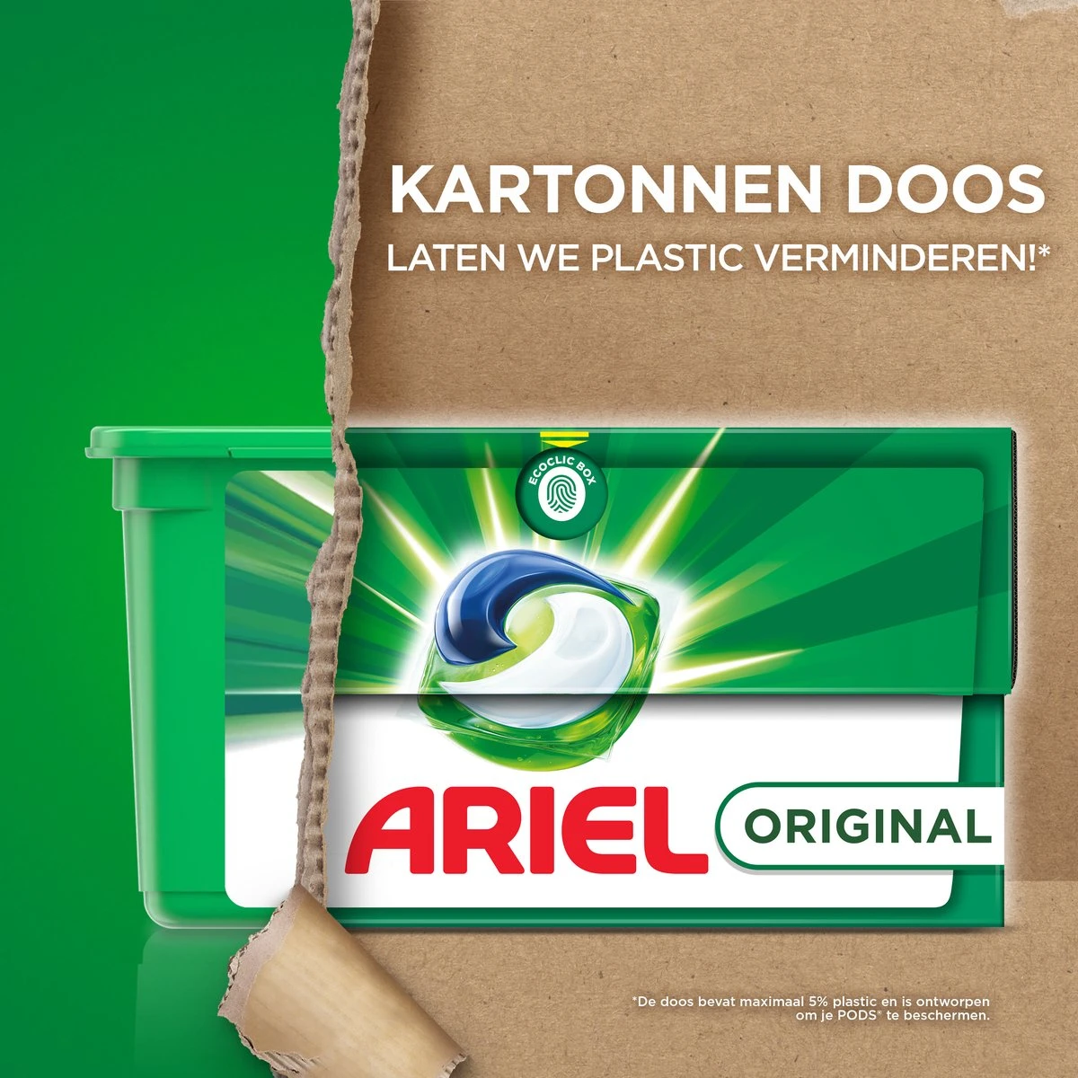 Ariel All In 1 Wasmiddel Pods - Original - 4 X 38 Wasbeurten - Voordeelverpakking - Afbeelding 4