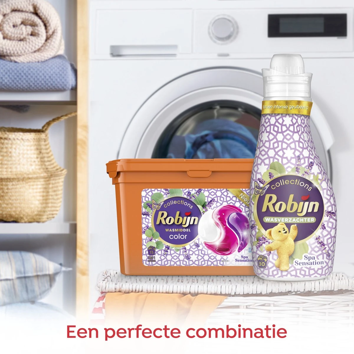 Robijn Spa Sensation 3 In 1 Wascapsules - 4 X 15 Wasbeurten - Voordeelverpakking - Afbeelding 3