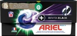 Ariel Wasmiddel Pods + Revitablack - Voor De Zwarte Was - 28 Wasbeurten