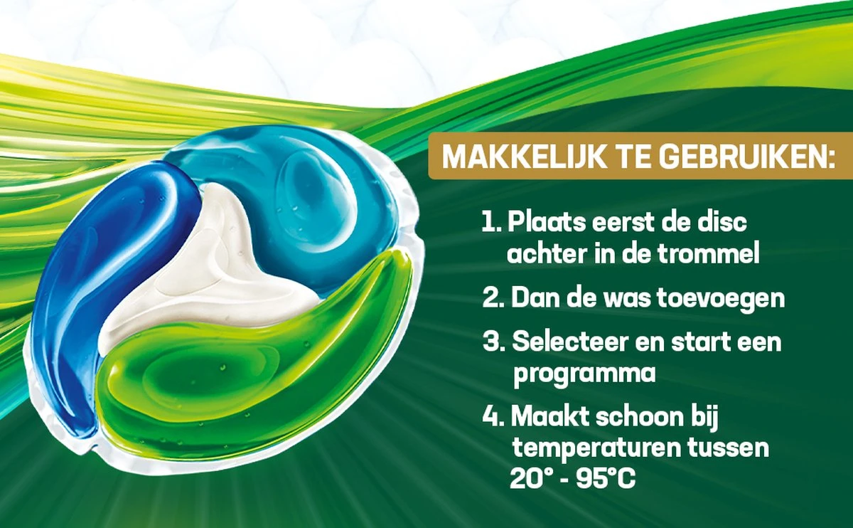 Persil® Persil 4in1 Discs Color Wascapsules - Wasmiddel Capsules - Voordeelverpakking - 5 X 25 Wasbeurten - Afbeelding 10