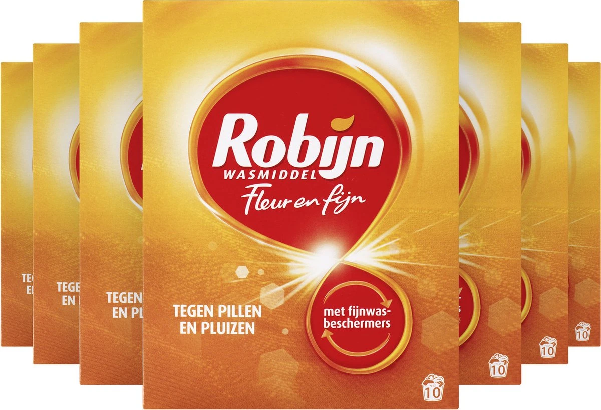 Robijn Specials Fleur & Fijn Waspoeder - 7 X 10 Wasbeurten - Voordeelverpakking - Afbeelding 3