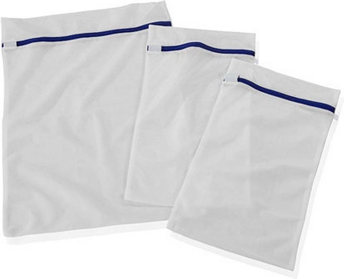 Leifheit Waszakken Set Van 3 - Wit/Blauw