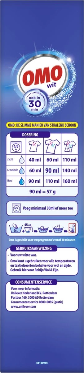 Omo Wit XXL Waspoeder 80 Wasbeurten - Afbeelding 5
