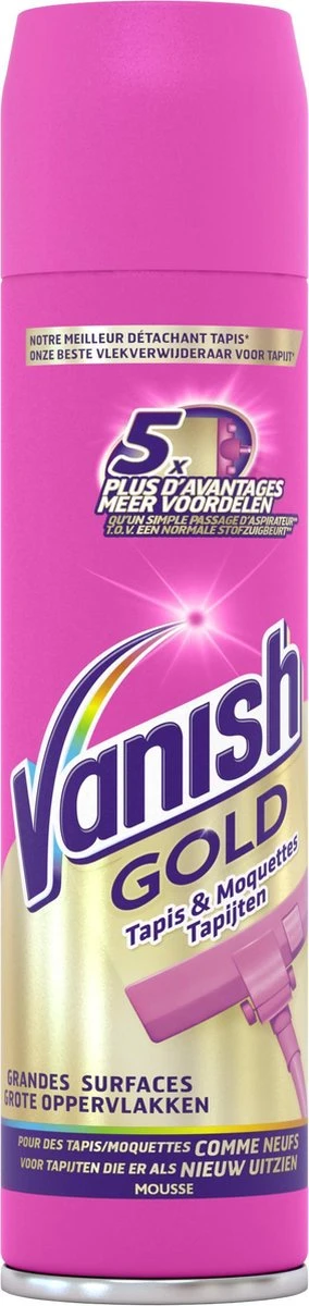 Vanish Gold Mousse Voor Tapijt Vlekkenverwijderaar - 600 Ml 8 Vanish Gold Mousse Voor Tapijt Vlekkenverwijderaar - 600 Ml - Afbeelding 6