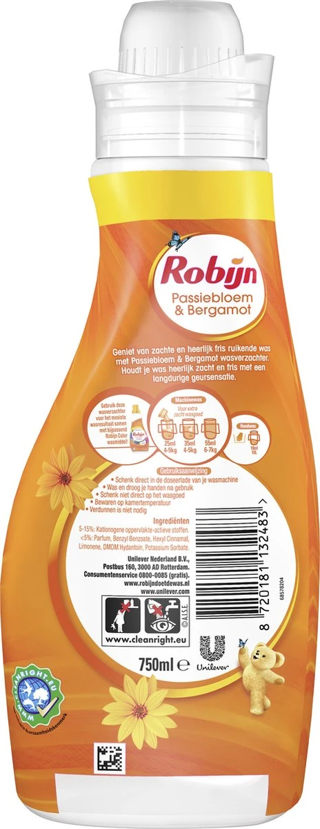 Robijn Perfect Match Stralend Wit, Black Velvet En Color Wasmiddel - En Wasverzachter Pakket - 6 Stuks - Voordeelverpakking - Afbeelding 8