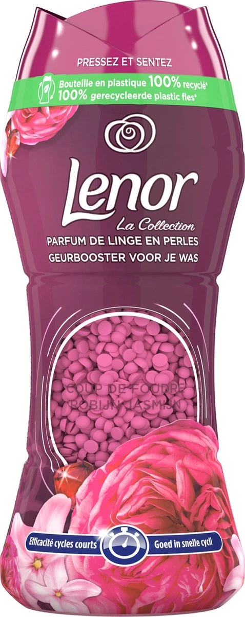 Lenor Robijn Jasmijn - In-Wash Geurbooster - Voordeelverpakking 6 X 16 Wasbeurten - Afbeelding 2