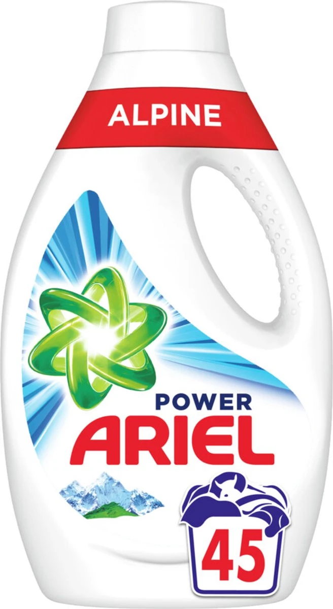 4x Ariel Vloeibaar Wasmiddel Alpine 2475 Ml