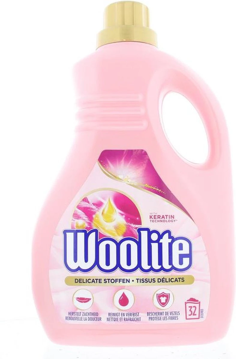 Woolite Wol & Zijde Wasmiddel Met Keratine - 32 Wasbeurten - 1,9 L - Afbeelding 8