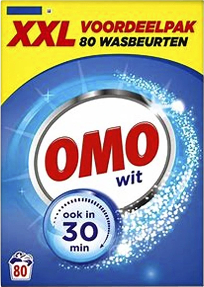 Omo Wit XXL Waspoeder 80 Wasbeurten - Afbeelding 10