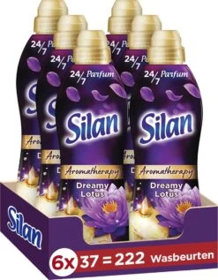 Silan Aroma Therapy Dreamy Lotus Wasverzachter - 6 X 37 Wasbeurten - Voordeelverpakking